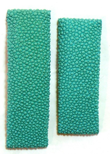 Bracelet De Montre Grisogono En Cuir - Bleu Turquoise Raie - Largeur 50/60 - Tout Neuf Sans étiquette