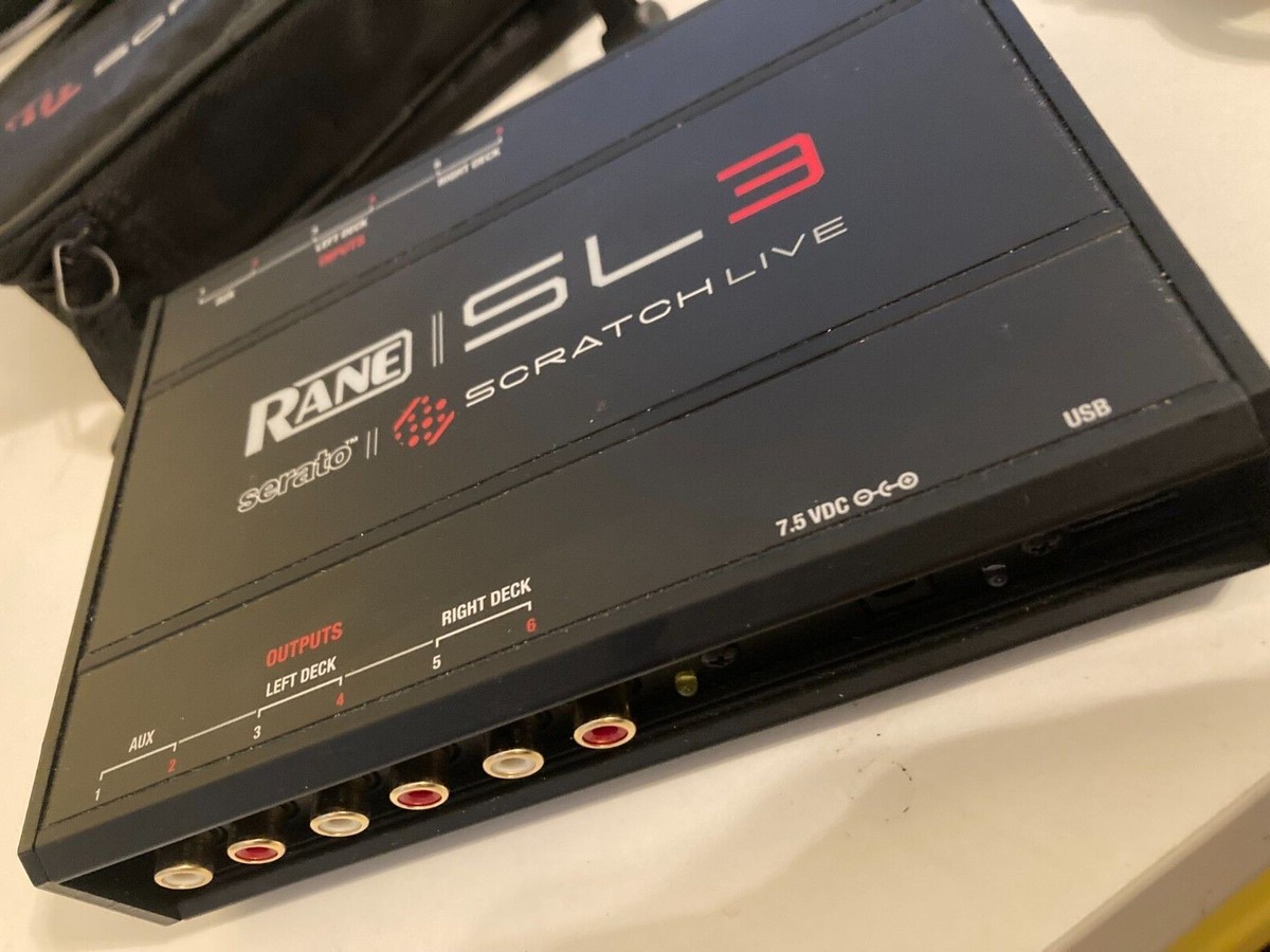 DJ機材 RANE DJ serato SCRATCH LIVE SL3 DVS Used Rane SL3 Scratch Live Serato DJ interface DVS | eBay