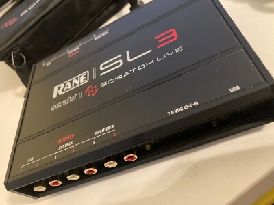 DJ機材 RANE DJ serato SCRATCH LIVE SL3 DVS Serato RANE SL3 Scratch Live DJ Controller Interface USED | eBay