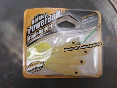 berkley blade dancer fishing lure Vintage Berkley Blade Dancer Lure 5/16 oz Electric YELLOW Power Bait