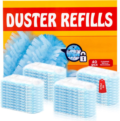 40 Count Electrostatic Duster Refills Replacement Head for Swiffer Dusters, Unsc