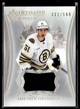 2023-24 Upper Deck Ultimate Collection Jersey Parallel Rookies Matthew Poitras