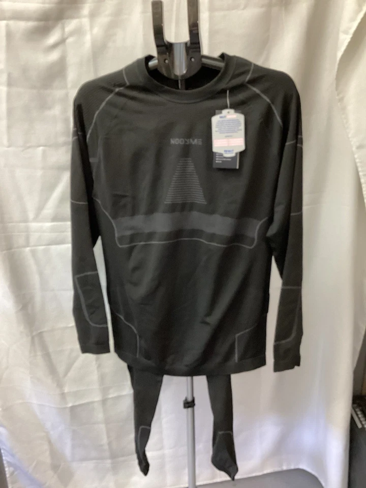 Camisa y pantalones de ciclismo Nooyme negros de compresión de bambú para mujer XXXL Foto 2 de 4