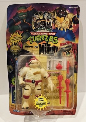 1993 TMNT Universal Studios Monsters RAPH As The MUMMY Playmates Raphael