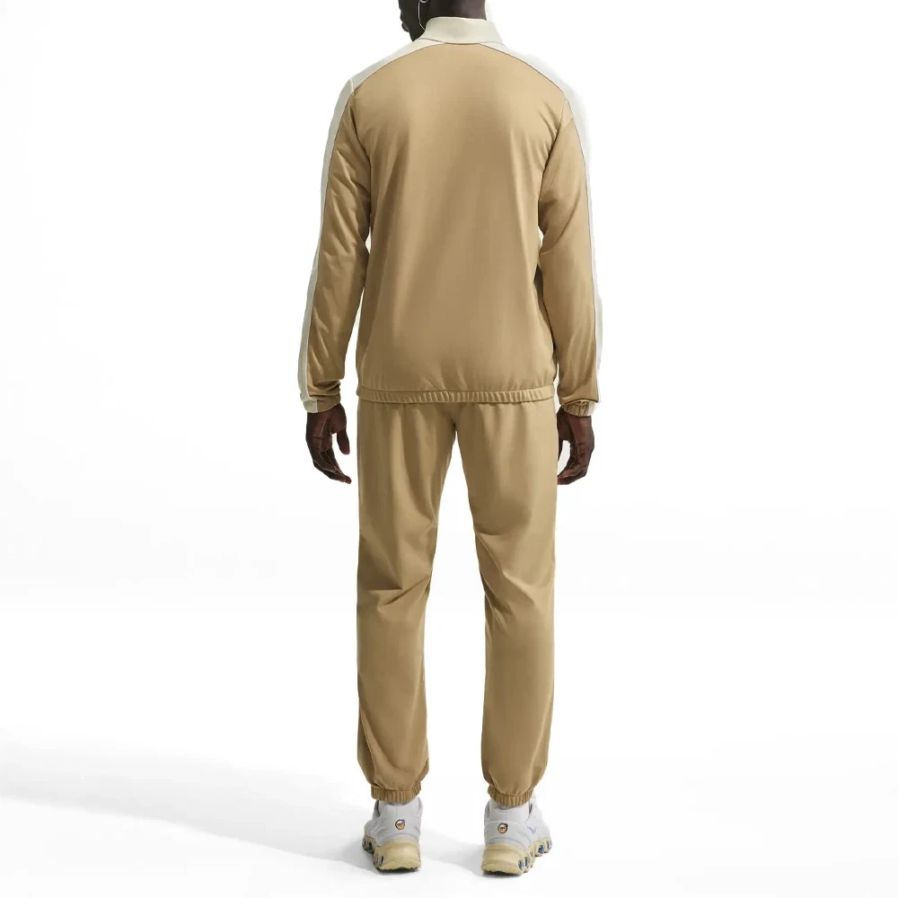 Nike Herren Trainingsanzug Komplett Beige Invernale Felpa Zip S M L XL Neu