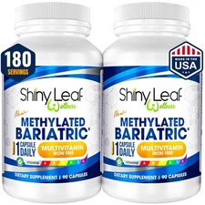 Shiny Leaf Methylated Bariatric Multivitamin Without Iron – Vitamins for Gast...