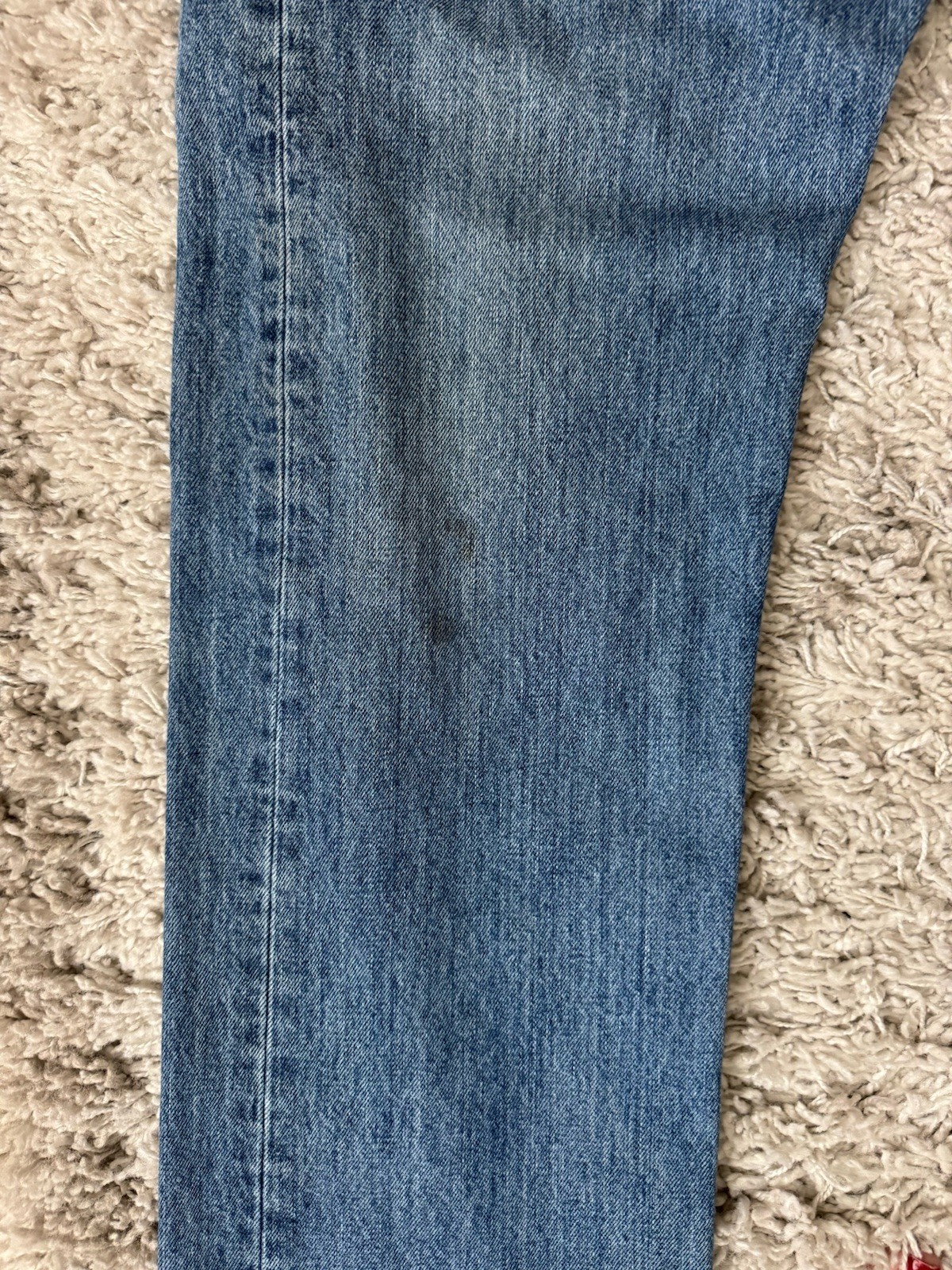 Lot Of 2 Levis 501 Button Fly Straight Leg Denim Blue Jeans Men Size 36X30 Vtg thumbnail 11