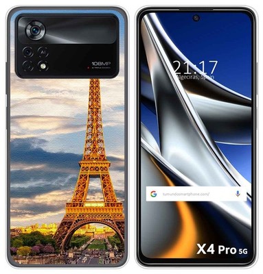 Silikonhülle Für Xiaomi POCO X4 PRO 5G Paris Design Zeichnungen