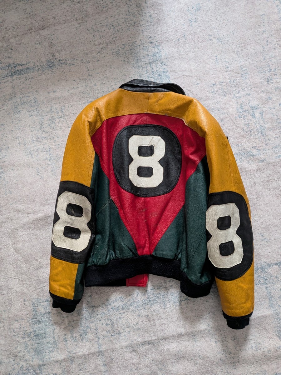 Vintage 80s/90s Phase 2 Michael Hoban Seinfeld 8 Ball Bomber