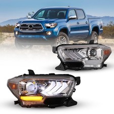 Headlights Assembly LED for Toyota Tacoma 2016-2019(Included for 2020-2023 