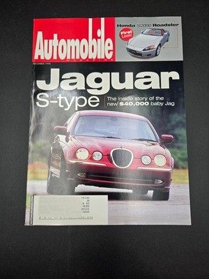 Automobile Magazine December 1998 Jaguar S-type Honda S2000 Roadster Car Tuning