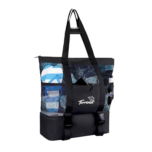 ПЛЯЖНАЯ СУМКА TIRRINIA MESH С ОТДЕЛЕНИЕМ-ХОЛОДИЛЬНИКОМ EXTRA LARGE TOTE - OS - ЧЕРНЫЙ 4990₽