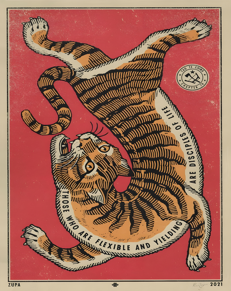 原画/抽象画/モダンアート/インテリア/アクリル画 OLD TIGER(虎波) 原画/抽象画/モダンアート/インテリア/アクリル画 OLD TIGER(虎波)