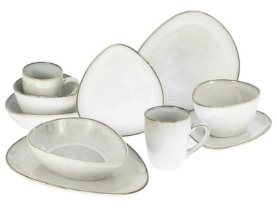 CreaTable Cloudy Offwhite Kombiservice 10-tlg Steinzeug