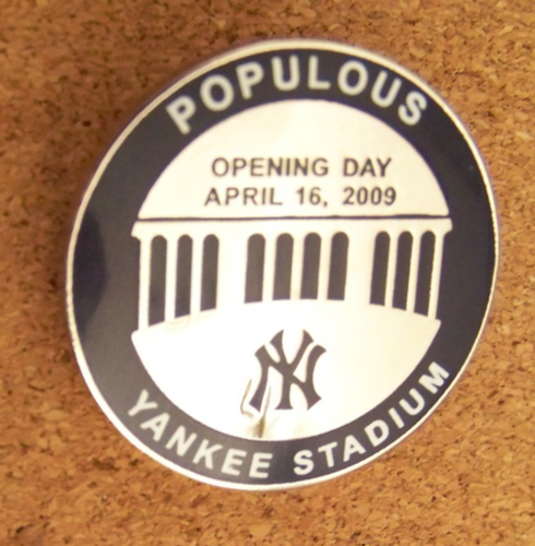 2009 Yankee Stadium Populous Employee Only pin First Ever Opening Day MLB c46967 - Picture 4 of 8