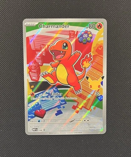 Charmander 038 - Pokemon TCG - Mega Evolution Illustration Black Star Promo Holo
