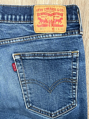 Levi's 511 Jeans Men Size 33x32 Slim Fit Blue Denim