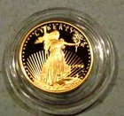 1996 1/10 oz $5 American Gold Eagle Coin PROOF Walking Liberty Bullion