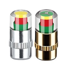 Tire Pressure Monitor Valve Stem Caps, 2.4 Bar 36PSI Sensor 4 PCS