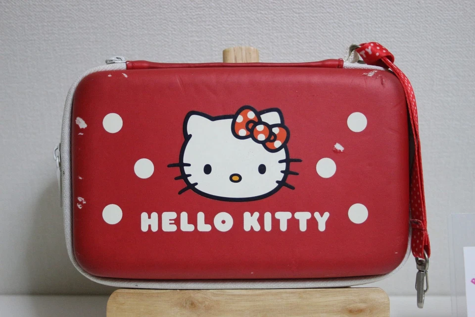 Bolsa de transporte Hello Kitty Nintendo 3DS XL - Vermelha do Japão Sanrio Kawaii - Imagem 3 de 4
