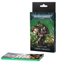 Warhammer 40k Chaos Knights Datasheet Cards English Brand New Free Shipping US