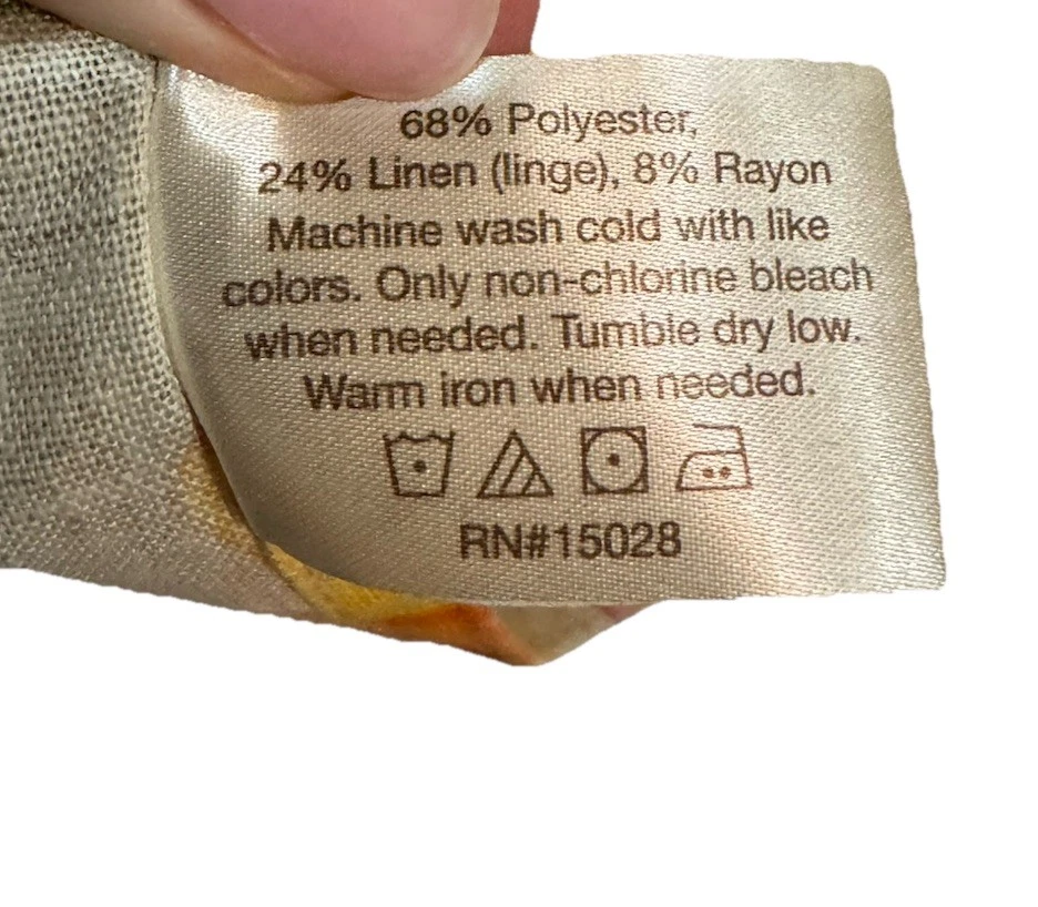 Tommy Bahama Home African Orchid Tablecloth + 12Napkins 58X116" Tropical - Image 3 of 4