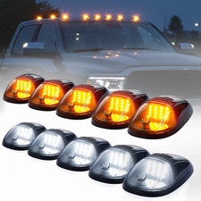 Dot Smoke Cab Roof Marker Lights Amber Led For 2003-18 Dodge Ram 2500 3500 1500 Dot Smoke Cab Roof Marker Lights Amber Led For 2003-18 Dodge Ram 2500 3500 1500