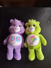Care Bears Basic Fun 2021 Lot Of 2: Plush Stuffed Animal Bears 9 Inch