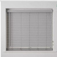 2 for 1 Offer - Habitat Faux Wood Venetian Blinds - Grey - 90cm x 160cm