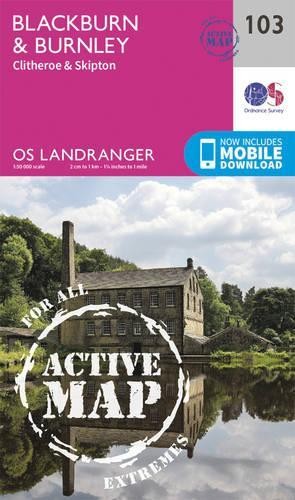 Blackburn Burnley Clitheroe Skipton by Ordnance Survey - Image 3