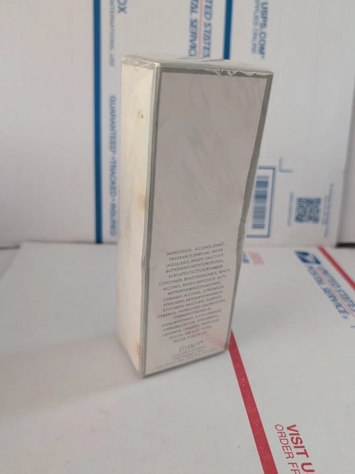 Calvin Klein Eternity Eau De Parfum Spray 3.4oz 100ML Perfume T6#29 Foto 3 de 4