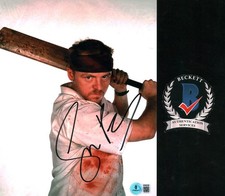 Simon Pegg Signed Shaun Of The Dead 8x10 Photo Edgar Wright Movie BAS COA