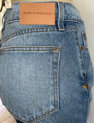 Bliss and Mischief Collector Fit Denim Straight Button Fly Jeans-Size 30 (10)