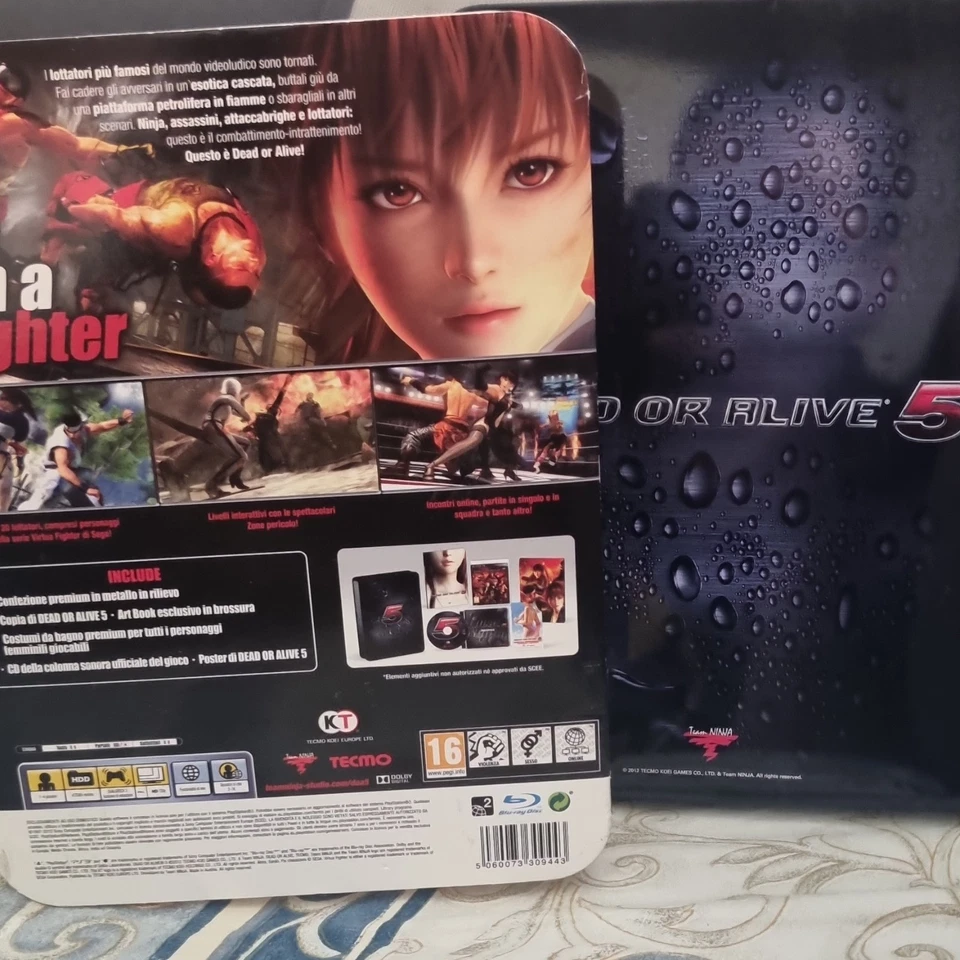 Tecmo Dead or Alive 5 Collector's Edition PS3 PAL PEGI 16 2012, foto 2 di 4