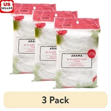 30 Pack Disposable Full Size Plastic Shower Caps Hair Coloring Treatment Caps US