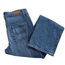 Tommy Hilfiger Women's 6 Medium Wash Blue Denim Bootcut Jeans PO384-2 Retro, Y2K
