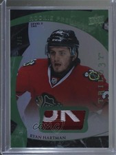 2015 Trilogy Rookie Premieres Tag Green Rainbow Foil 3/5 Ryan Hartman Patch k8w