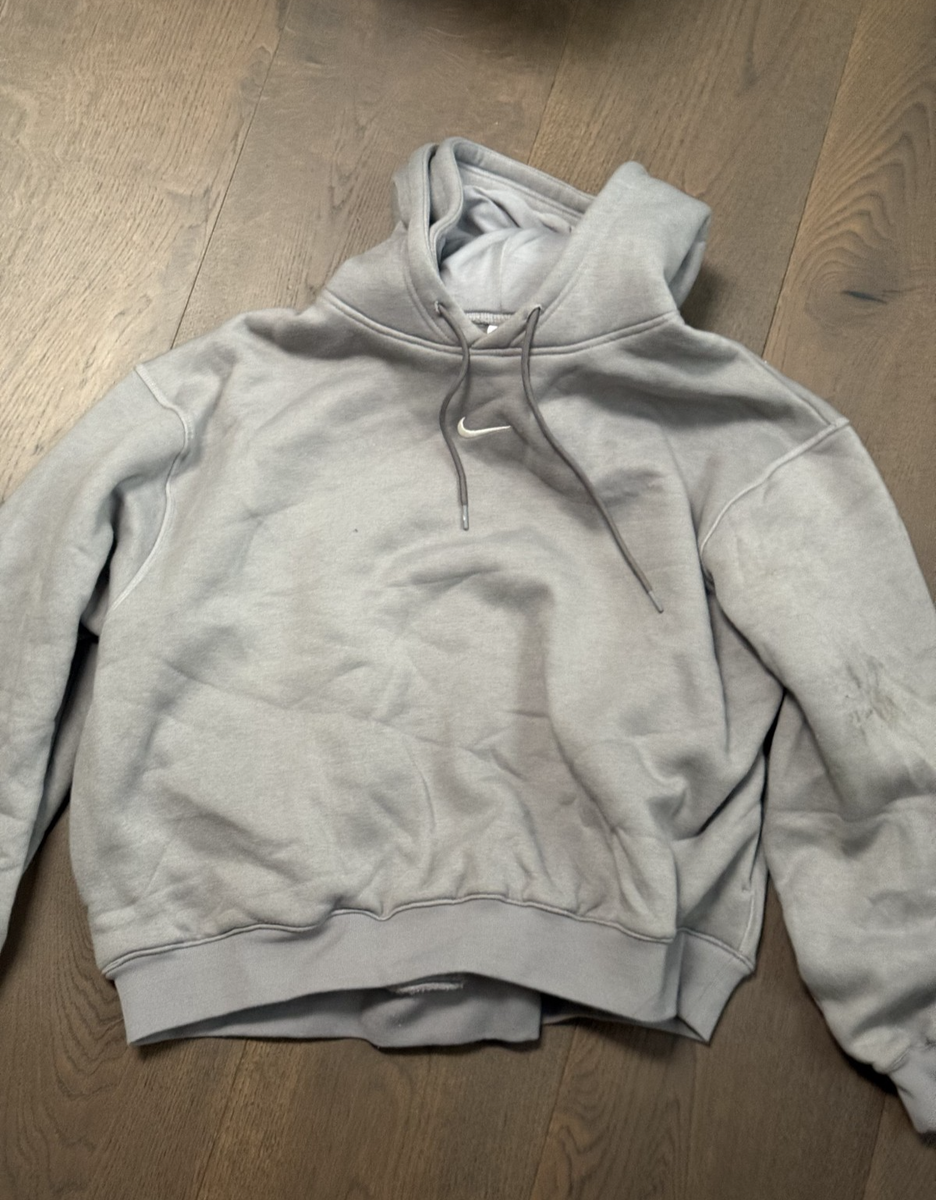 Nike Fear Of God Center Swoosh Double Hood Hoodie Size Medium New