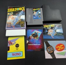 Nes Nintendo Star Force CIB Circle Seal Collector's Quality Very Nice Condition 