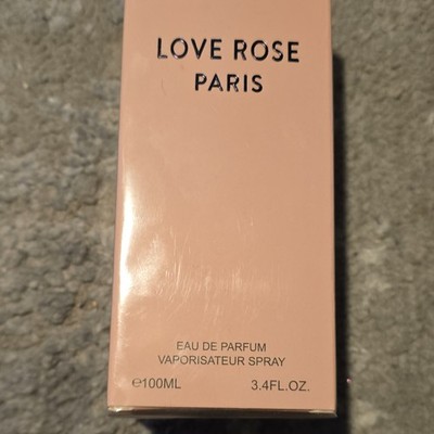 Love Rose Paris Eau de Parfum Spray Rose Scent 100ml 3.4 fl. oz.