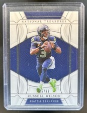 2021 Panini National Treasures Russell Wilson #/99 Seahawks