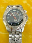 Vintage Seiko Kinetic Stainless Steel Watch 3M22-0A30 30mm Small Size