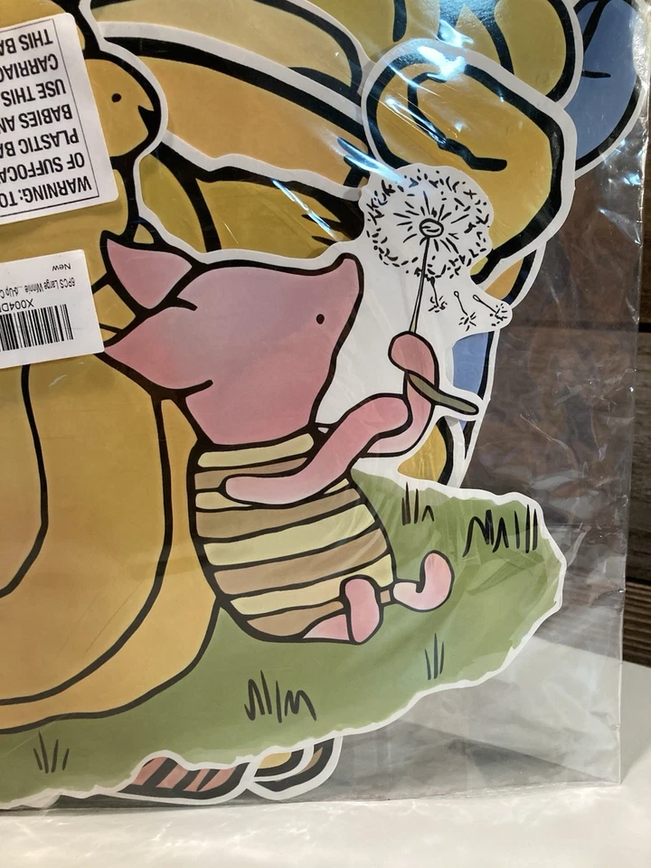 6 pc Winnie The Pooh Table Stand Up Decor Party Theme decoration supplies. - Image 2 of 3