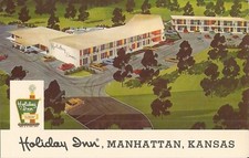 Manhattan, KANSAS - Holiday Inn - ADVERTISING - 1966