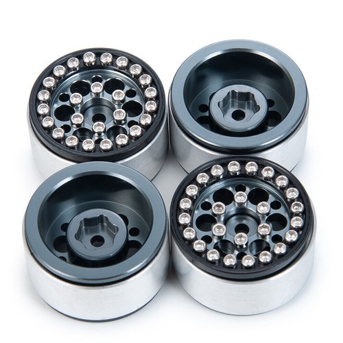 1.0" CNC Aluminum Beadlock Wheel Rims for 1:24 Axial SCX24 90081/01/02/04 RC Car - Picture 23 of 36
