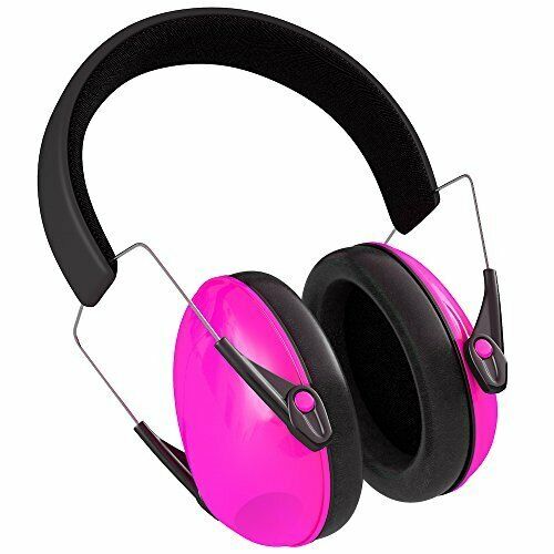 Pink Baby Ear Muffs Safest Rated Noise Cancelling Headphones Sleep Protect - Picture 1 of 4