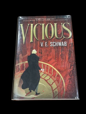 VE V. E. Schwab Vicious Villains #1 Signed Autograph 1st Edition Hardback Book
