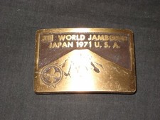 1971 World Jamboree Max Silber Belt Buckle