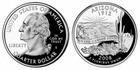 2008 Arizona SILVER Proof and Clad Proof Gem Quarters CP10154