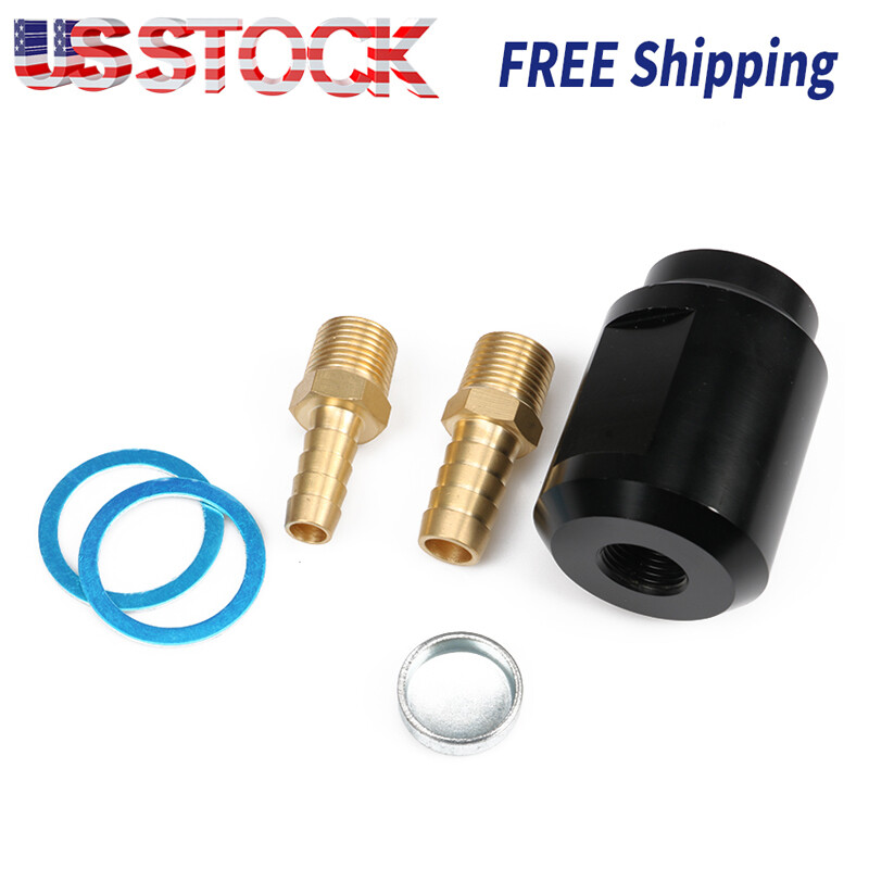 7.3L Powerstroke Mechanical Fuel Pump Delete Banjo Block Fit For 9497